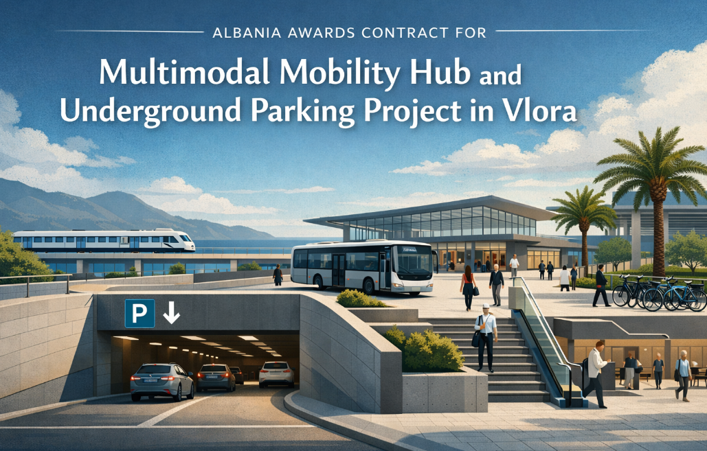 Albania Awards Contract for Multimodal Mobility Hub and Underground Parking Project in Vlora