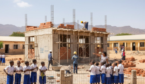 In Sidi Chami, Algeria, EURL Construction Fort is awarded a contract to build a school canteen.
