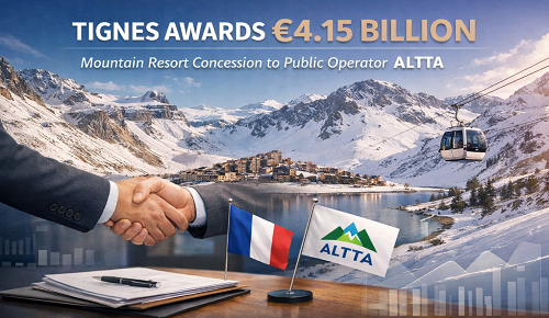 Tignes Awards €4.15 Billion Mountain Resort Concession to Public Operator ALTTA