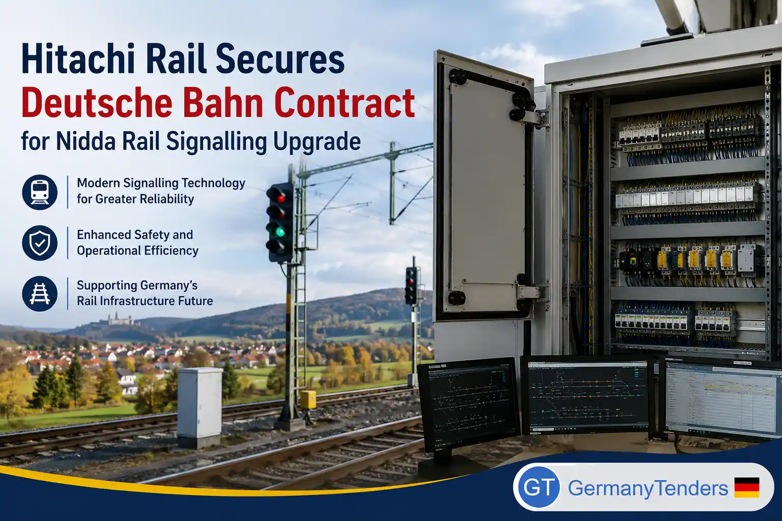 Hitachi Rail Wins Deutsche Bahn Contract for Railway Signalling Upgrade on...