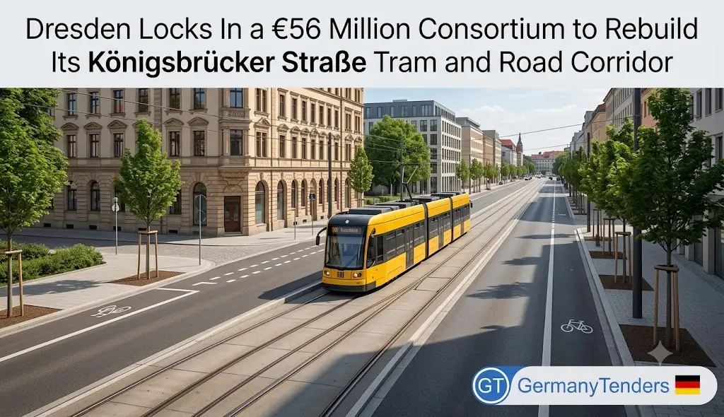 Dresden Locks In a €56 Million Consortium to Rebuild Its Königsbrücker...