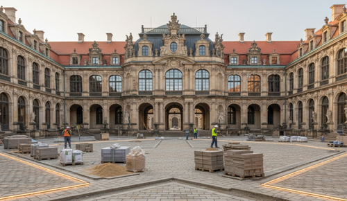 Germany Awards €1.67 Million Zwinger Courtyard Renovation Contract in Dresden
