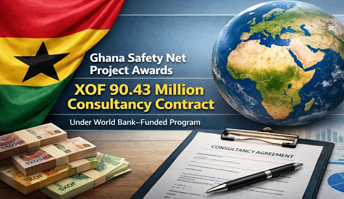 Ghana Safety Net Project Awards XOF 90.43 Million Consultancy Contract Under World Bank–Funded Program