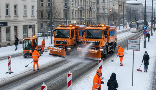  Miskolc Municipality Awards HUF 240 Million Contract for Winter De-Skid and Snow Removal Services