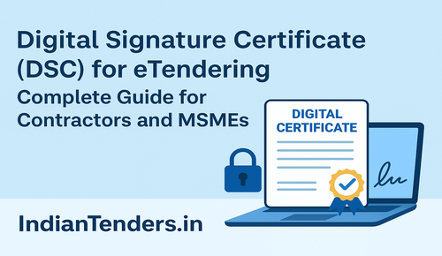 Digital Signature Certificate (DSC) for eTendering