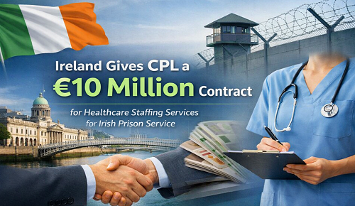 Ireland Gives CPL a €10 Million Contract for Healthcare Staffing Services for Irish Prison Service