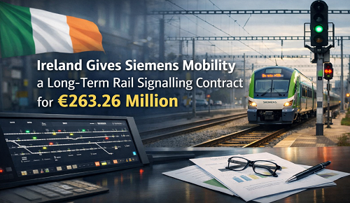 Ireland Gives Siemens Mobility a Long-Term Rail Signalling Contract for €263.26 Million