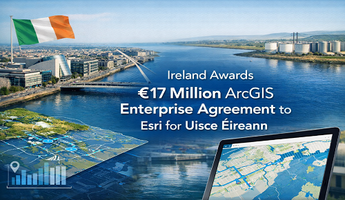 Ireland Awards €17 Million ArcGIS Enterprise Agreement to Esri for Uisce Éireann