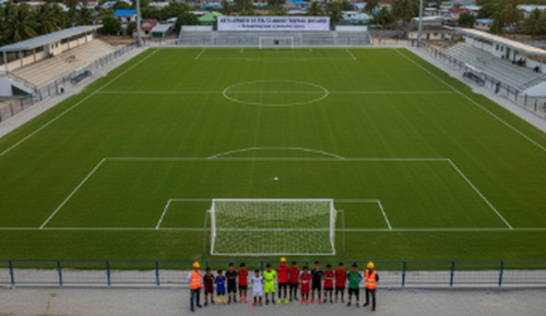 MTCC awarded a contract of MVR 7.22 million to develop a FIFA-standard football pitch in R. Hulhudhuffaaru.