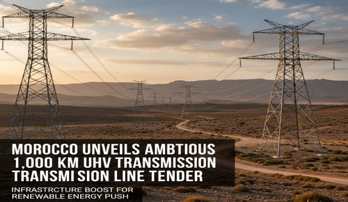 Morocco Opens Tender for 1,000 km UHV Transmission Line to Boost Renewable Energy Integration