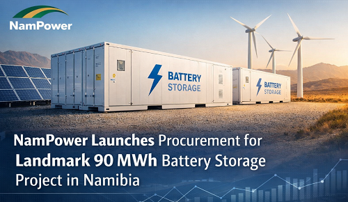 NamPower Launches Procurement for Landmark 90 MWh Battery Storage Project in...