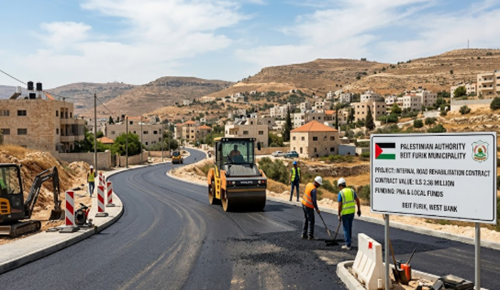 Palestine Awards ILS 2.38 Million Internal Road Rehabilitation Contract in Beit...