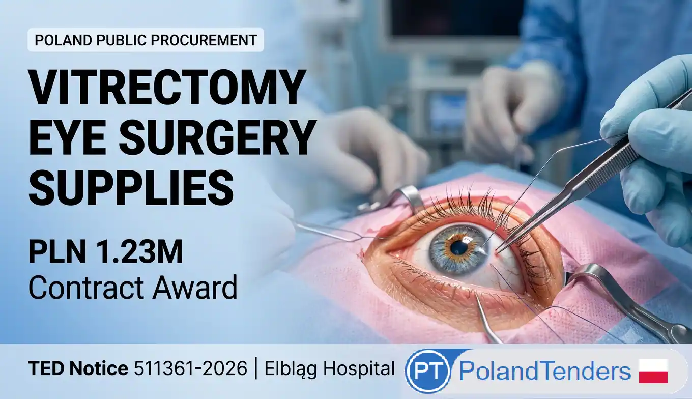 Saving Sight in Elbląg: A Polish Hospital's Eye Surgery Supply Contract, Five...