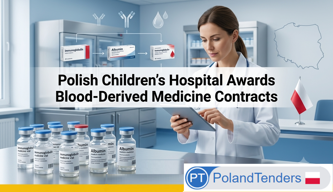 Polish Children's Hospital Splits Blood-Derived Medicine Contracts Among Four Pharmaceutical Suppliers