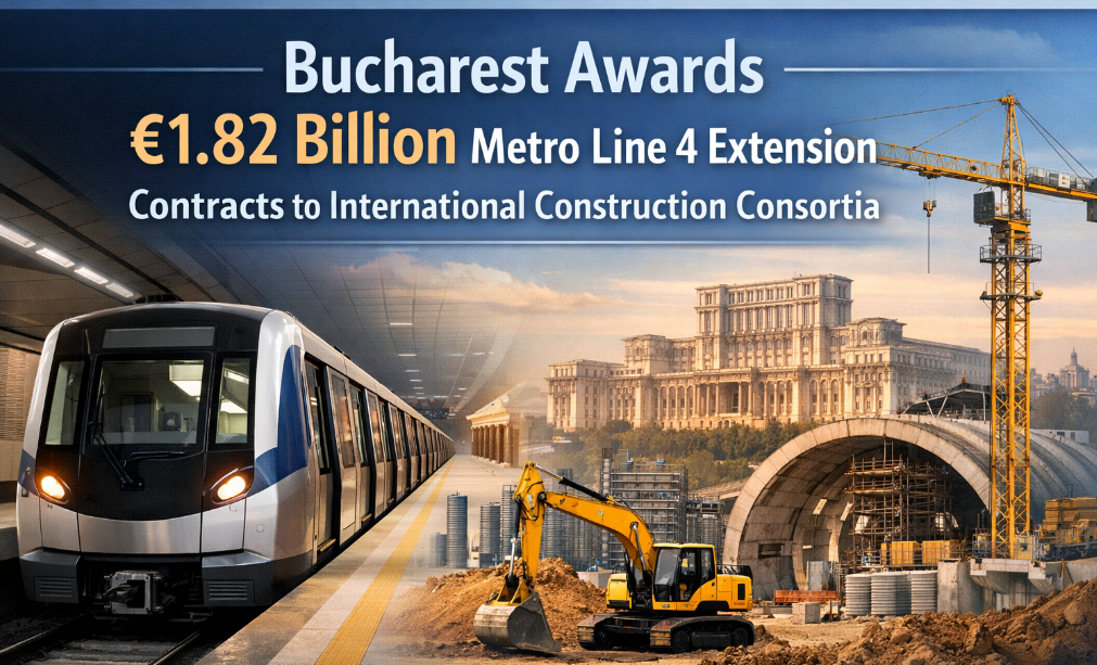 Bucharest Awards €1.82 Billion Metro Line 4 Extension Contracts to...