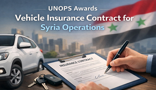 UNOPS Awards Vehicle Insurance Contract for Syria Operations