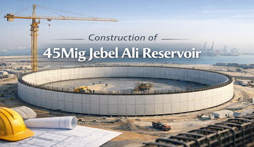 UAE Tender Results Released for AED 45MIG Jebel Ali Reservoir Project