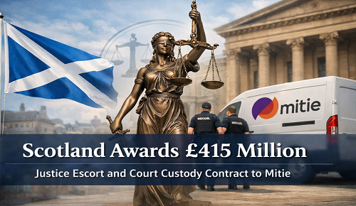 Scotland Awards £415 Million Justice Escort and Court Custody Contract to Mitie