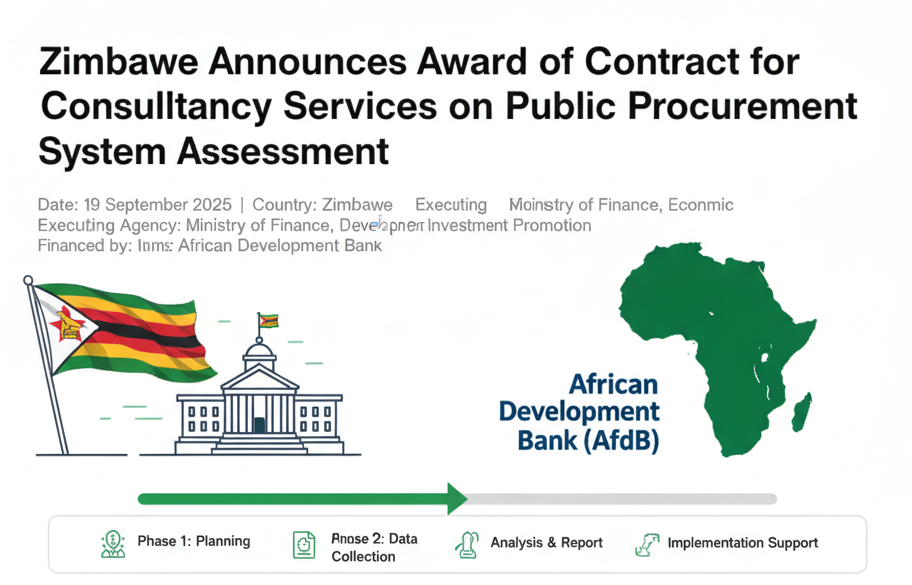 Zimbabwe Announces Award of Contract for Consultancy Services on Public Procurement System Assessment